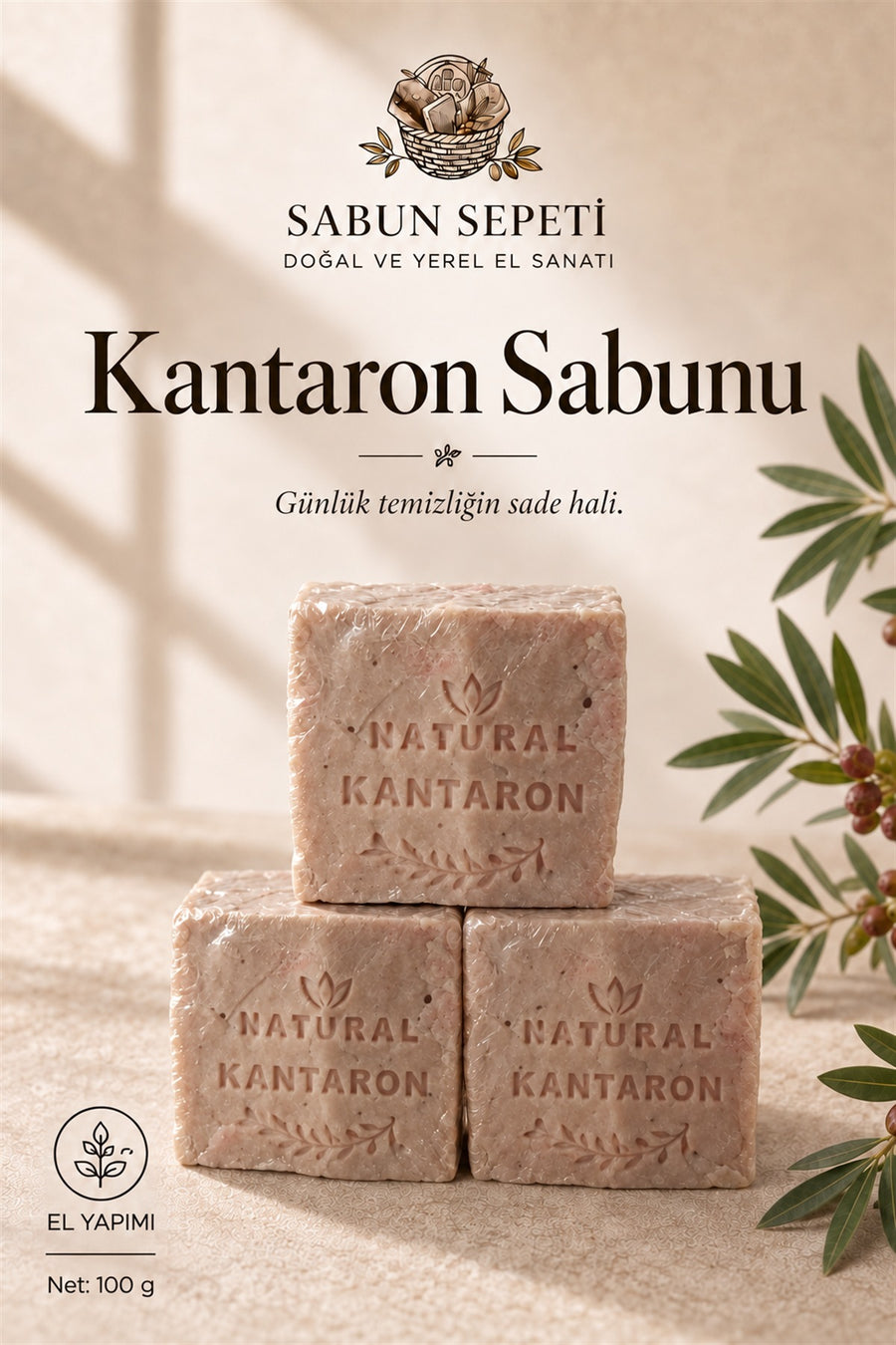 El yapımı kantaron sabunu 100 g