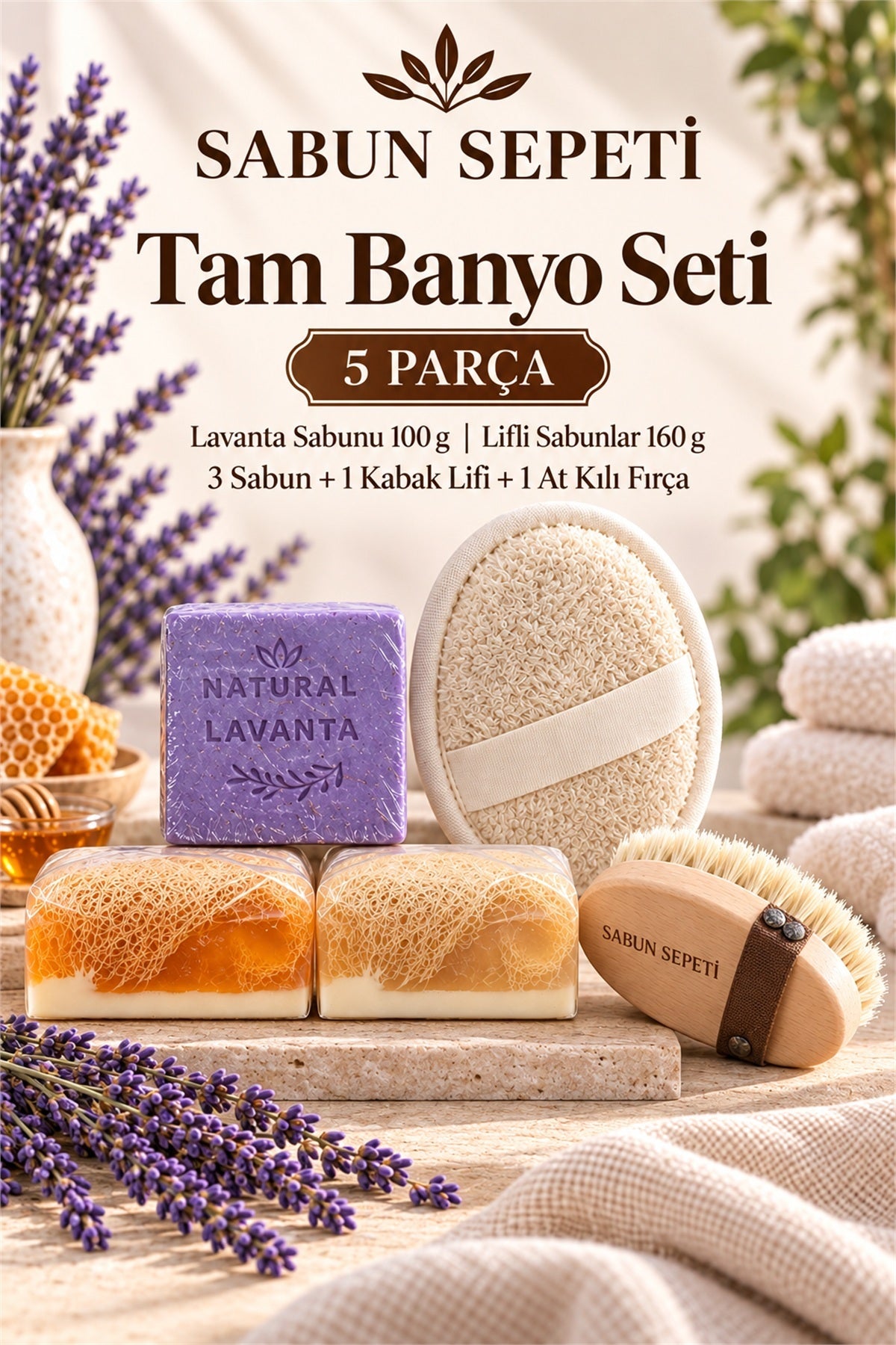 Tam banyo seti 5 parça